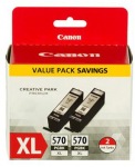 Obrzok produktu Canon PGI-570XL PGBK,  2-pack ern velk