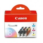 Obrzok produktu Canon CLI-8, cyan / magenta / yellow, multiPack