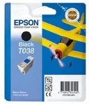 Obrzok produktu Epson T038, ierna / black, pre Epson Stylus C43SX, C43UX, C45