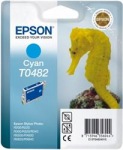 Obrzok produktu Epson T0482, modrozelen / cyan, pre R200 / R220 / R300 / R340 / RX500 / RX640