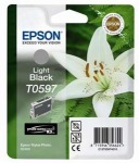 Obrzok produktu Epson UltraCHROME T0597, ierna / light black, pre Stylus Photo R2400