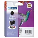Obrzok produktu Epson CLARIA T0801, ierna / black, pre SP R265 / R285 / R360 / RX560 / RX585