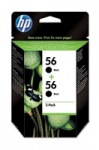 Obrázok produktu HP C9502AE / no. 56, 2x čierna / black, pre dj450ci / cbi, 5550, psc 2x10, ps7x50