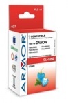 Obrzok produktu ARMOR komp. s CLI-526C, modrozelen / cyan, pre CANON Pixma IP4850, MG5150, MG5250, MG6150
