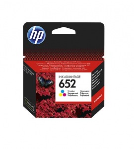Obrzok HP 652 Tri-colour Ink Cartridge  - F6V24AE