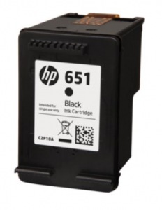 Obrzok C2P10AE ierna originlna atramentov kazeta HP 651 Ink Advantage - C2P10AE