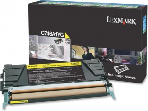 Obrzok Lexmark toner C746A1YG - C746A1YG