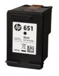 Obrzok produktu C2P10AE ierna originlna atramentov kazeta HP 651 Ink Advantage