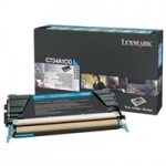 Obrzok produktu TONER Lexmark X746, Cyan Return Program Toner Cartridge