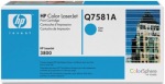 HP toner Q7581A, cyan, 6 000 strán | Obrázok produktu HP toner Q7581A, cyan, 6 000 strán