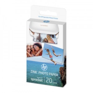 Obrzok Samolepc fotopapr HP ZINK Sprocket - W4Z13A