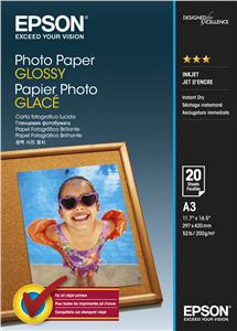 Obrzok EPSON Photo Paper Glossy A3 20 list - C13S042536