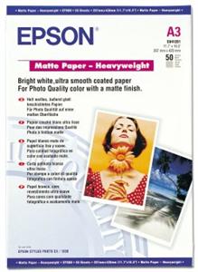 Obrázok EPSON A3, Matte Paper Heavyweight (50listů) - C13S041261