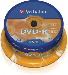 Obrzok Verbatim mdium DVD-R - SKVERB43522S
