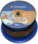 Obrzok produktu Verbatim mdium DVD-R, 4.7GB, 16x, 50ks, cake