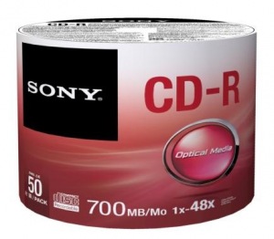Obrzok Mdia SONY CD-R  50CDQ-80SB - 50CDQ80SB
