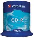 Obrzok produktu Verbatim mdium CD-R, 700MB, 52x, 100ks, pack spindle