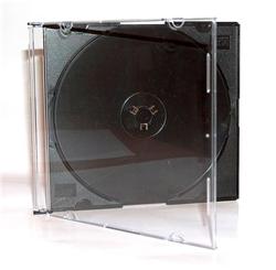 Obrázok produktu Obal na 1 médium, 5,2mm, slim, čierny tray, balenie 200ks