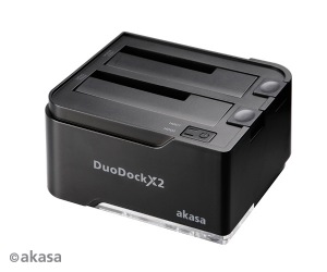 Obrzok AKASA DuoDock X2 - AK-DK06U3-BK