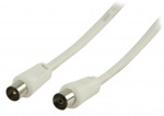 Obrzok produktu Valueline coax antenna cable coax male - coax female 1.50 m white
