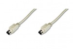 Obrzok produktu ASSMANN PS2 Connection Cable miniDIN6 M (plug) / miniDIN6 M (plug) 2, 0m grey