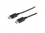 Obrzok produktu Connecton Cable DisplayPort 1.2,  4K UHD w / interlock,  Type DP / DP M / M black 1, 8m