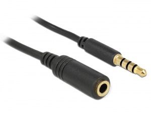 Obrzok Delock predlovac kbel audio stereo jack 3.5mm (M) -> iPhone 4pin (F) - 