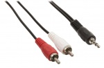 Obrzok produktu Valueline Jack stereo audio adapter cable 3.5 mm male - 2x RCA male 1.50 m black