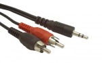 Obrázok produktu Gembird kábel audio JACK 3, 5mm samec  /  2x RCA (CINCH) samec 2.5M