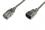 Obrzok produktu ASSMANN Power Cord Extension cable IEC C14 M (plug) / IEC C13 F (jack) 1, 2m black