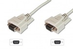 Obrzok produktu ASSMANN RS232 Connection Cable DSUB9 F (jack) / DSUB9 F (jack) 2m beige