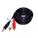 Obrzok produktu Vakoss Audio cable minijack 3, 5mm -> 2x RCA M (CINCH)  2m,   blistrov balenie