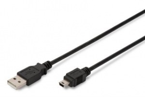 Obrzok ASSMANN USB 2.0 HighSpeed  Cable USB A M (plug)  - AK-300108-010-S