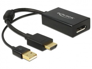 Obrzok Delock adapter HDMI-A male > Displayport 1.2 female - 