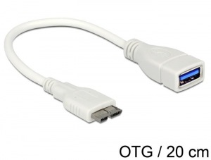 Obrzok Delock OTG Cable Micro USB 3.0 > USB 3.0-A female - 