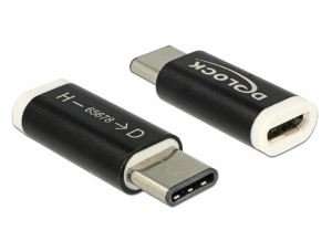 Obrzok Delock Adapter USB 2.0 Micro-B female (host) > USB Type-C 2.0 male (device) - 