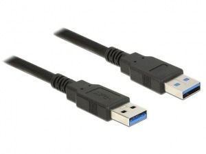 Obrzok Delock Cable USB 3.0 Type-A male > USB 3.0 Type-A male 0.5m black - 