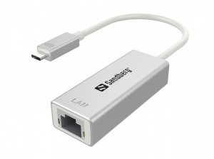Obrzok Sandberg konvertor USB-C samec > RJ45 samica - 136-04