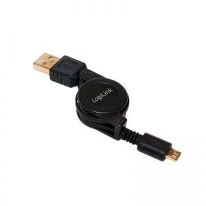 Obrzok LOGILINK - Predlovac kbel USB A male na Micro B male - CU0090