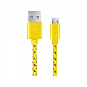 Obrzok Esperanza EB181Y Kbel Micro USB 2.0 A-B M  - EB181Y_-_5901299920145