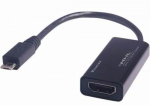 Obrzok Kbel,  redukcia MHL adaptr micro USB  - SKREDMICROUSBHDMI