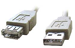 Obrzok Gembird kbel USB AM-AF 2.0 predlovac - SKKABUSB20PR1MS
