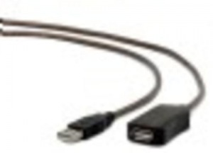 Obrzok Kbel GEMBIRD UAE-01 USB aktvna predlovaka 10m USB 2.0 ierna - SKKABUSBPREDAKTIV10MB