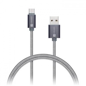 Obrzok CONNECT IT Wirez Premium Metallic micro USB - USB - SKITCI965