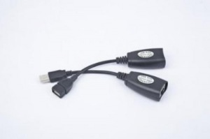 Obrzok Kbel GEMBIRD UAE-30 USB predlovaka 30m cez LAN - SKKABUSBPRED30MLAN