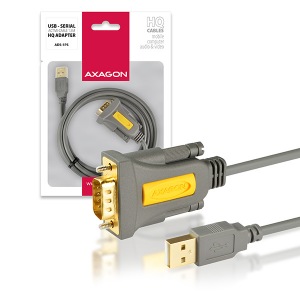 Obrzok AXAGON USB2.0 - seriov RS-232 screw adapter 1 - ADS-1PS