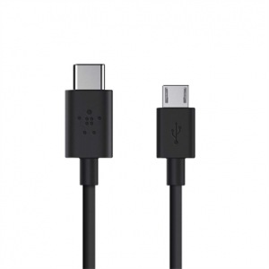 Obrzok BELKIN kabel USB 2.0 USB-C to Micro B - F2CU033bt06-BLK