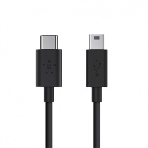 Obrzok BELKIN kabel USB 2.0 USB-C to USB B Mini - F2CU034bt06-BLK