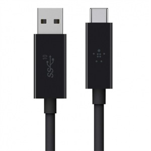 Obrzok BELKIN kabel USB 3.1 USB-C to USB A 3.1 - F2CU029bt1M-BLK