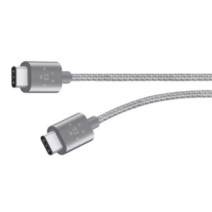 Obrzok BELKIN MIXIT kabel USB-C to USB-C - F2CU041bt06-GRY